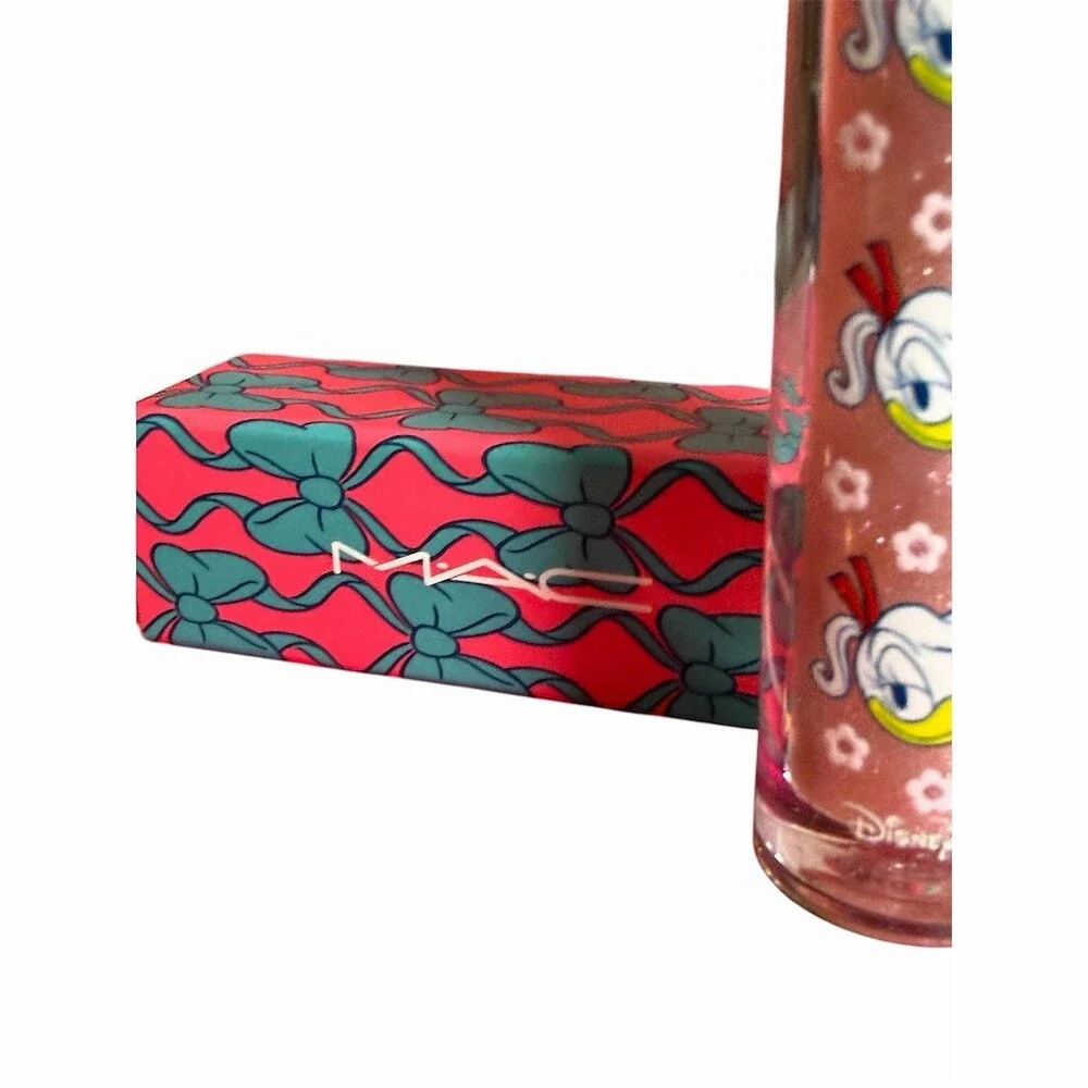 MAC x Disney Daisy Duck Lipglass Glitter Shimmer Lip Gloss OUT ON THE TOWN